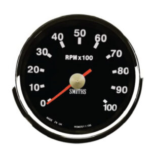 SMITHS Classic Black Face Tachometer