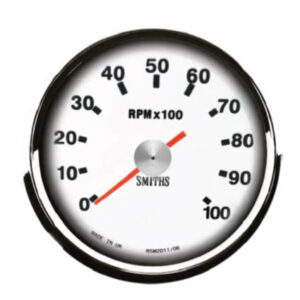 SMITHS Classic White Face Tachometer